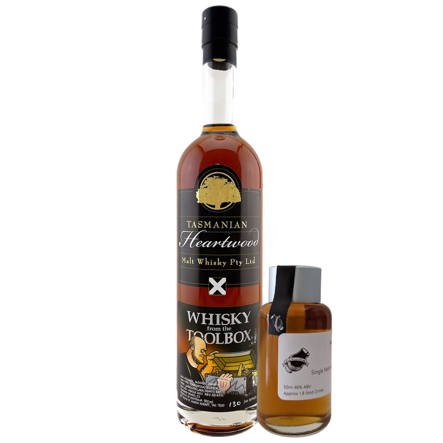 Heartwood 'Whisky from the Toolbox' Various Size Samples