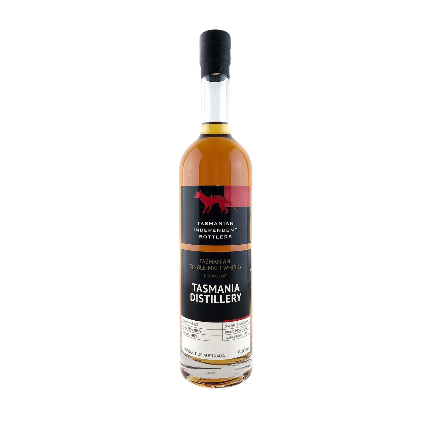 Tasmanian Independent Bottlers 'HH177 Tasmania Distillery Bourbon Cask' Various Size Samples