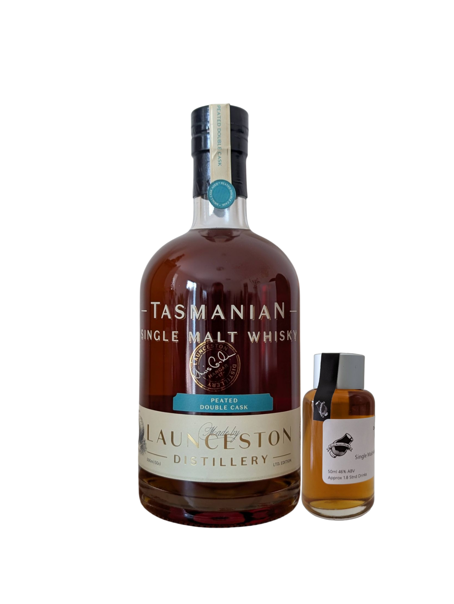 Launceston Distillery 'Peated Double Cask' Various Size Samples