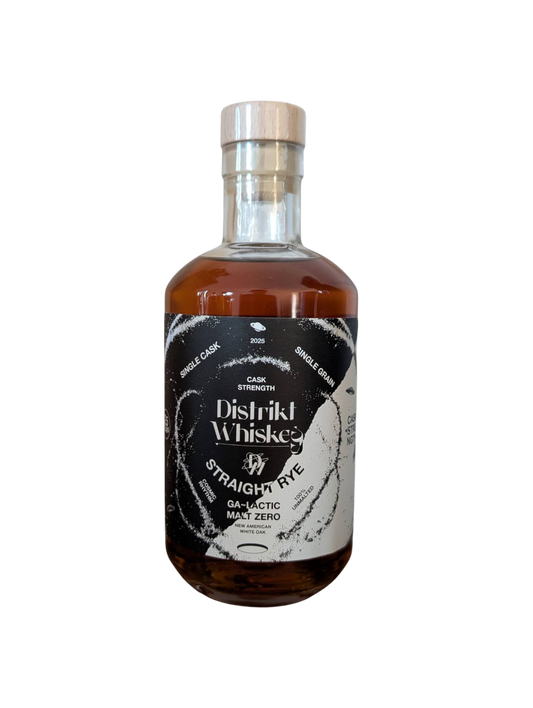 Distrikt Whiskey 'Ga-Lactic Malt Zero Straight Rye Cask Strength' Various Size Samples