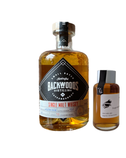 Backwoods Distilling Co. 'Batch 7 Single Malt White Oak' Various Size Samples