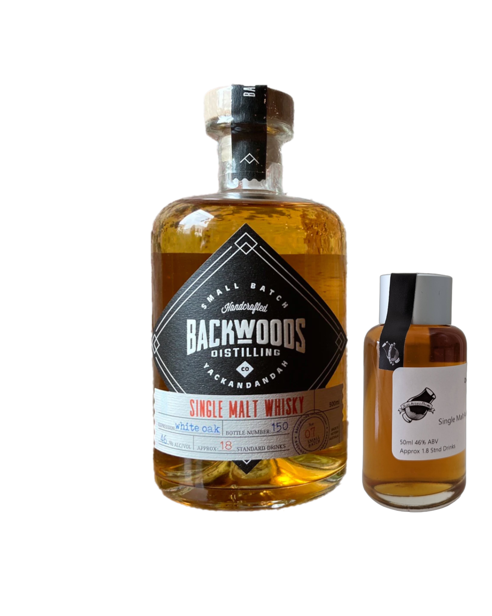 Backwoods Distilling Co. 'Batch 7 Single Malt White Oak' Various Size Samples