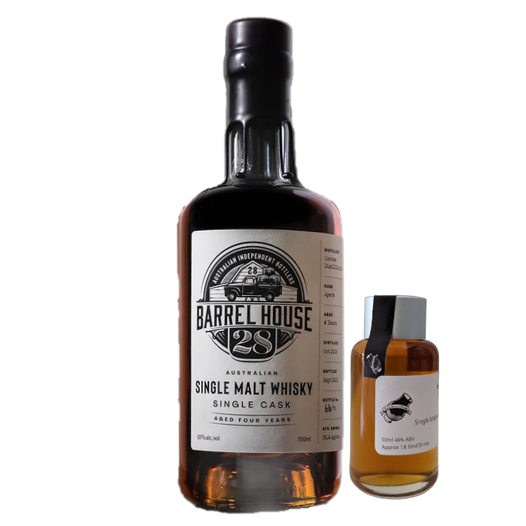 Barrel House 28 'Corowa Distillery 4YO Apera Cask' Various Size Samples