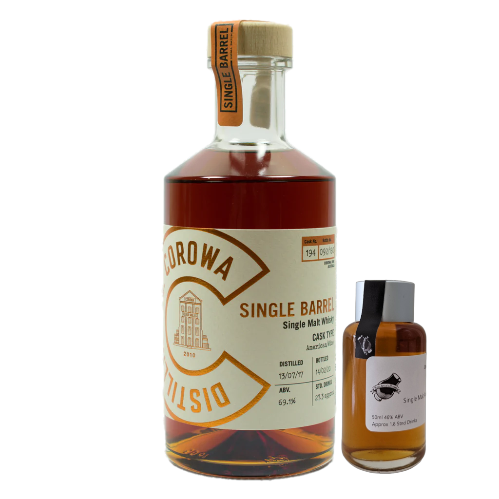 Corowa Distilling Co. 'Single Barrel American Wine Cask 194' Various Size Samples