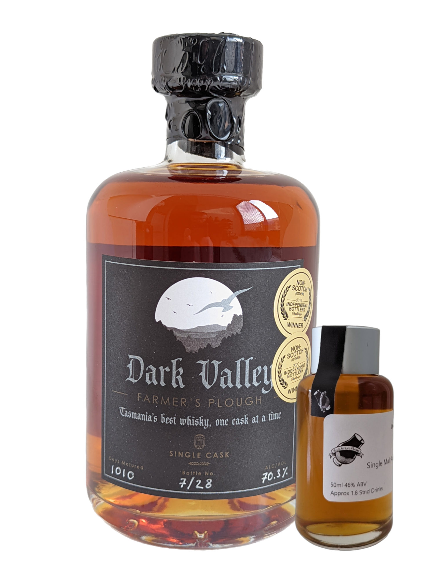 Dark Valley Distilling 'Farmer's Plough' Various Size Samples