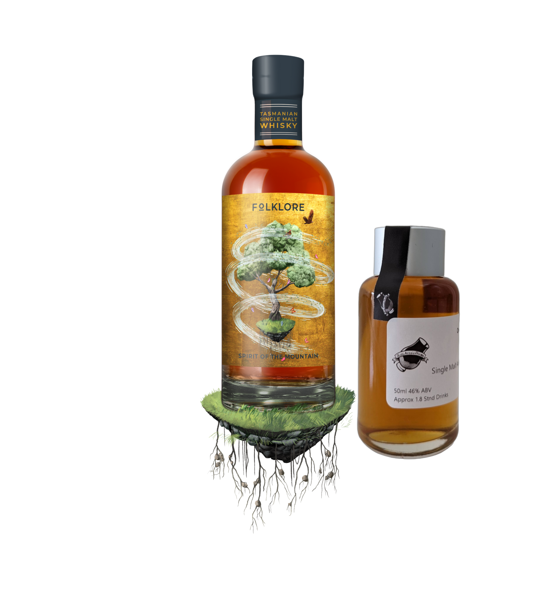 Eden Whisky 'Folklore Ex Rum Cask' Various Size Samples