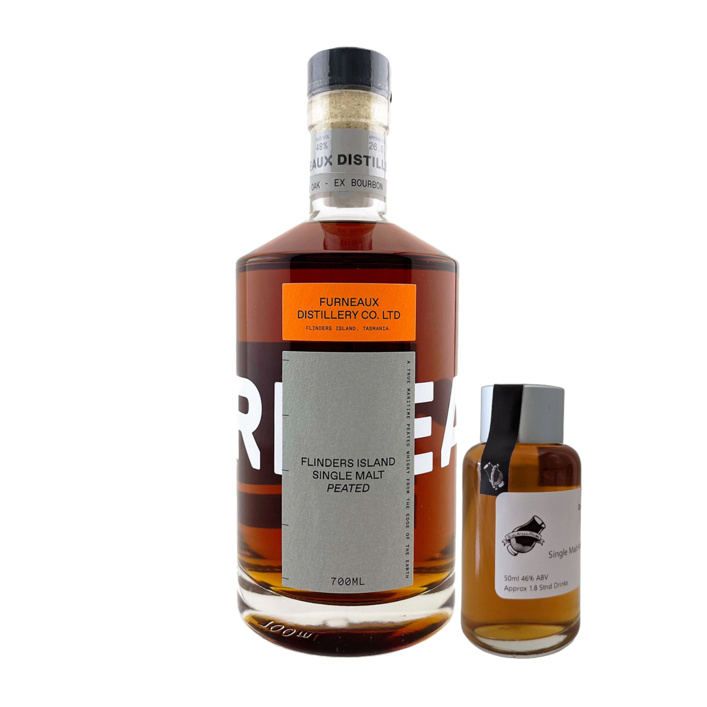 Furneaux Distillery 'Flinders Island Peated Bourbon Cask' Various Size Samples