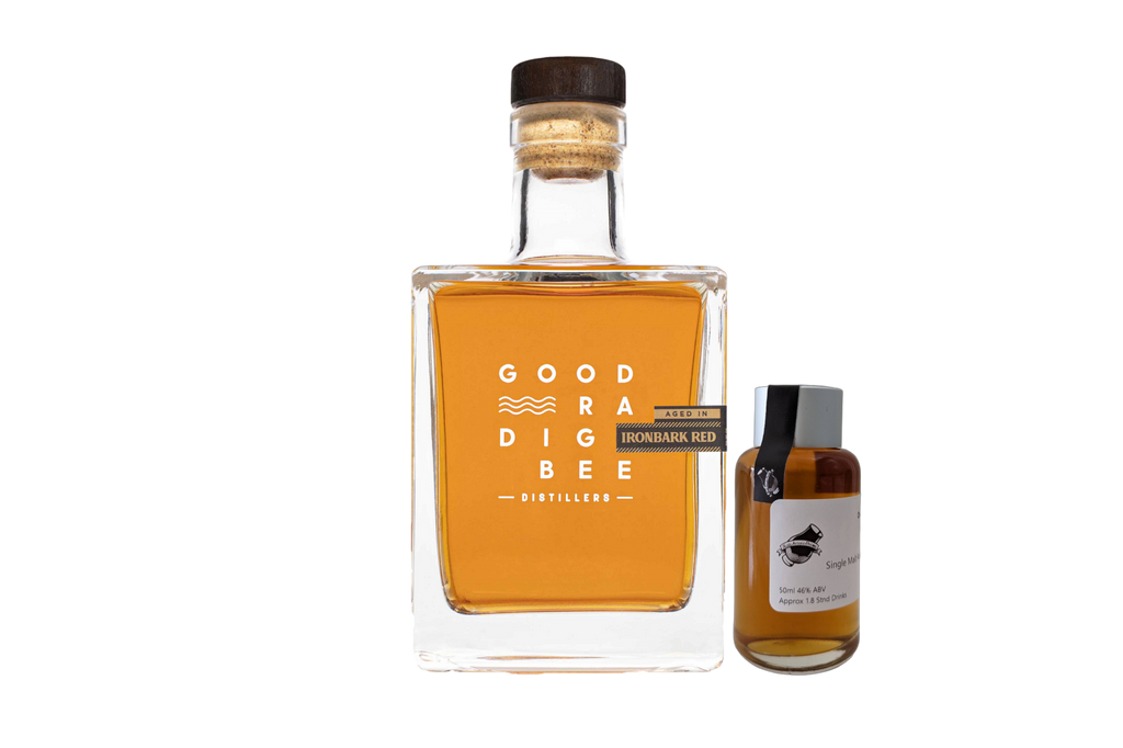 Goodradigbee Distillers 'Ironbark Red Wood' Various Size Samples