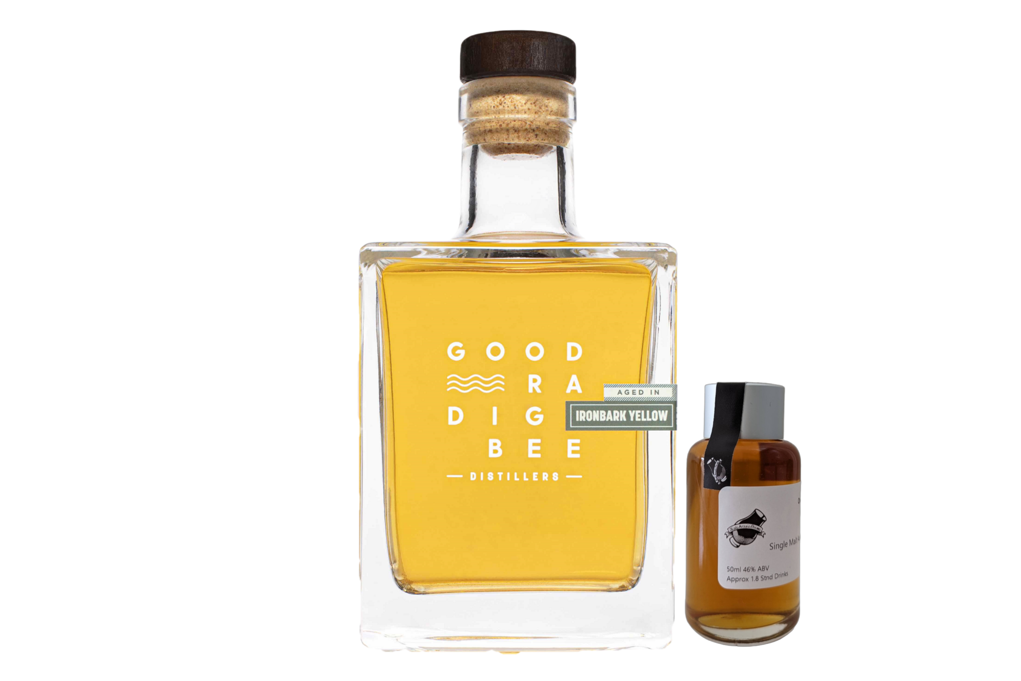 Goodradigbee Distillers 'Ironbark Yellow Wood' Various Size Samples