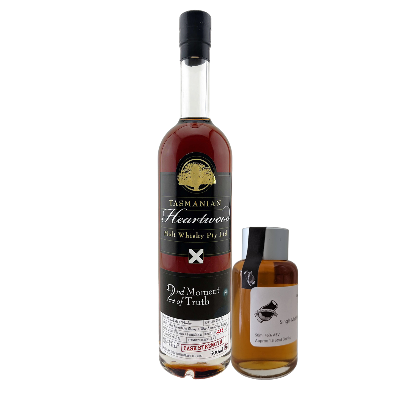 Heartwood Whisky '2nd Moment of Truth' Various Size Samples
