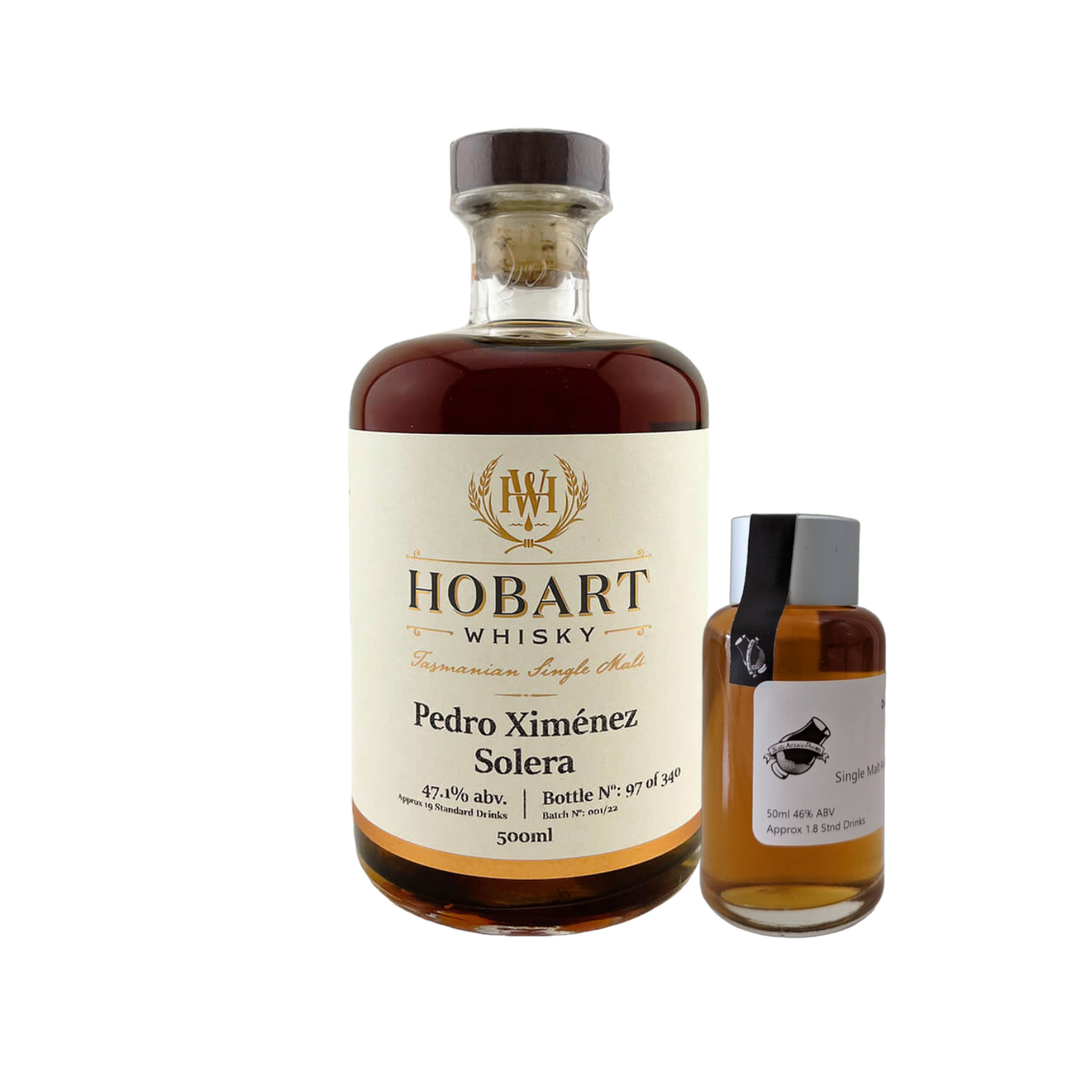 Hobart Whisky 'PX Solera' Various Size Samples