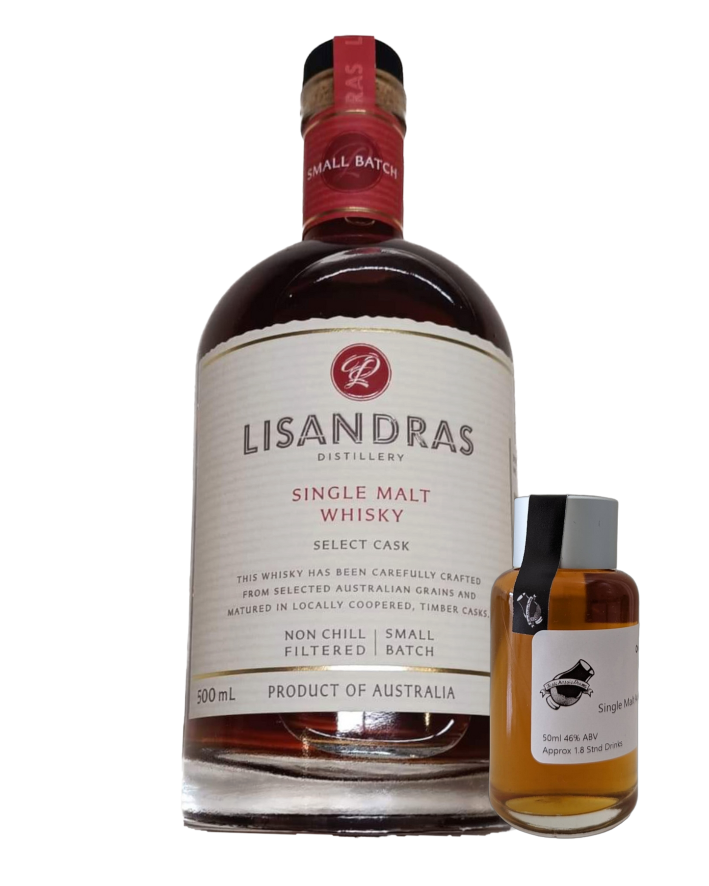 Lisandras Distillery 'American Oak Cask Batch #1' Various Size Samples