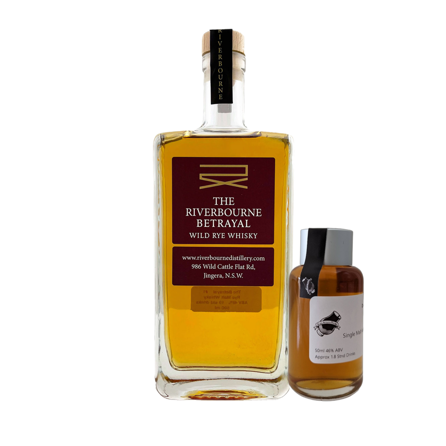 Riverbourne Distillery 'Betrayal Wild Rye Batch 1' Various Size Samples