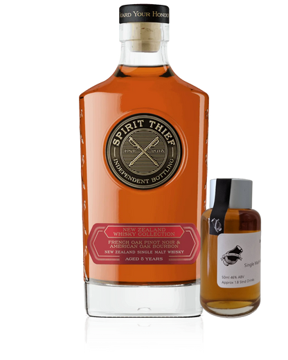 Spirit Thief Distilling Co. 'NZ French Oak Pinot/American Oak Bourbon' Various Size Samples