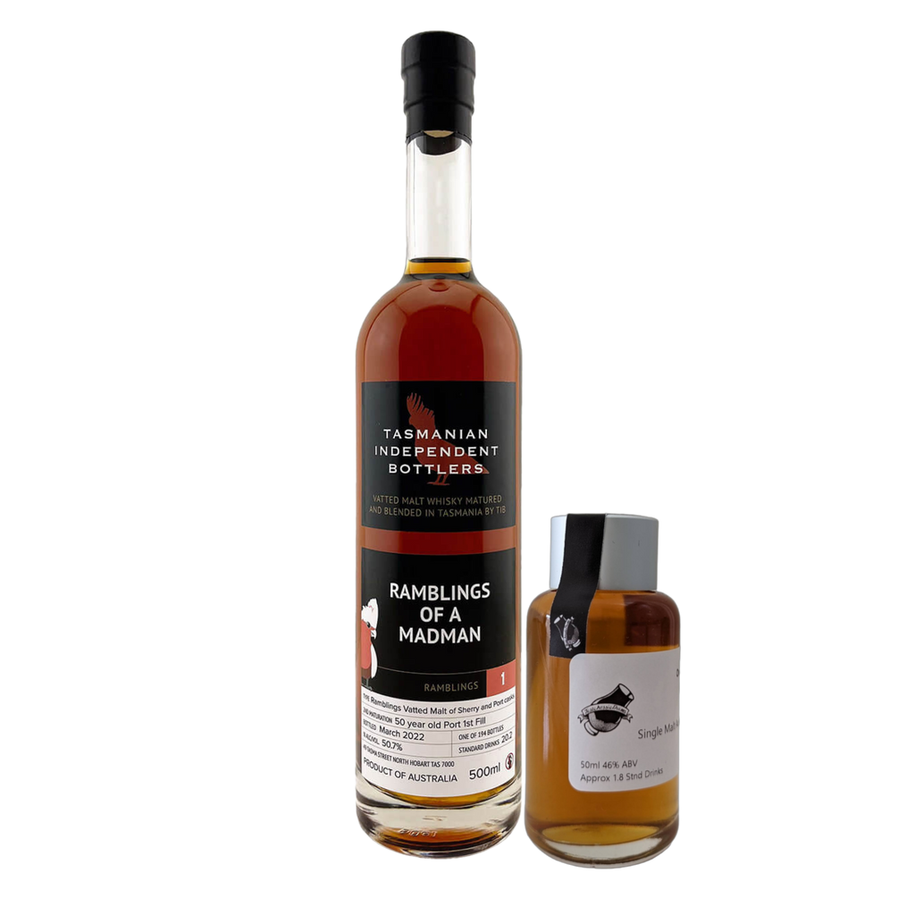 Tasmanian Independent Bottlers 'Ramblings of a Madman #1' Various Size Samples
