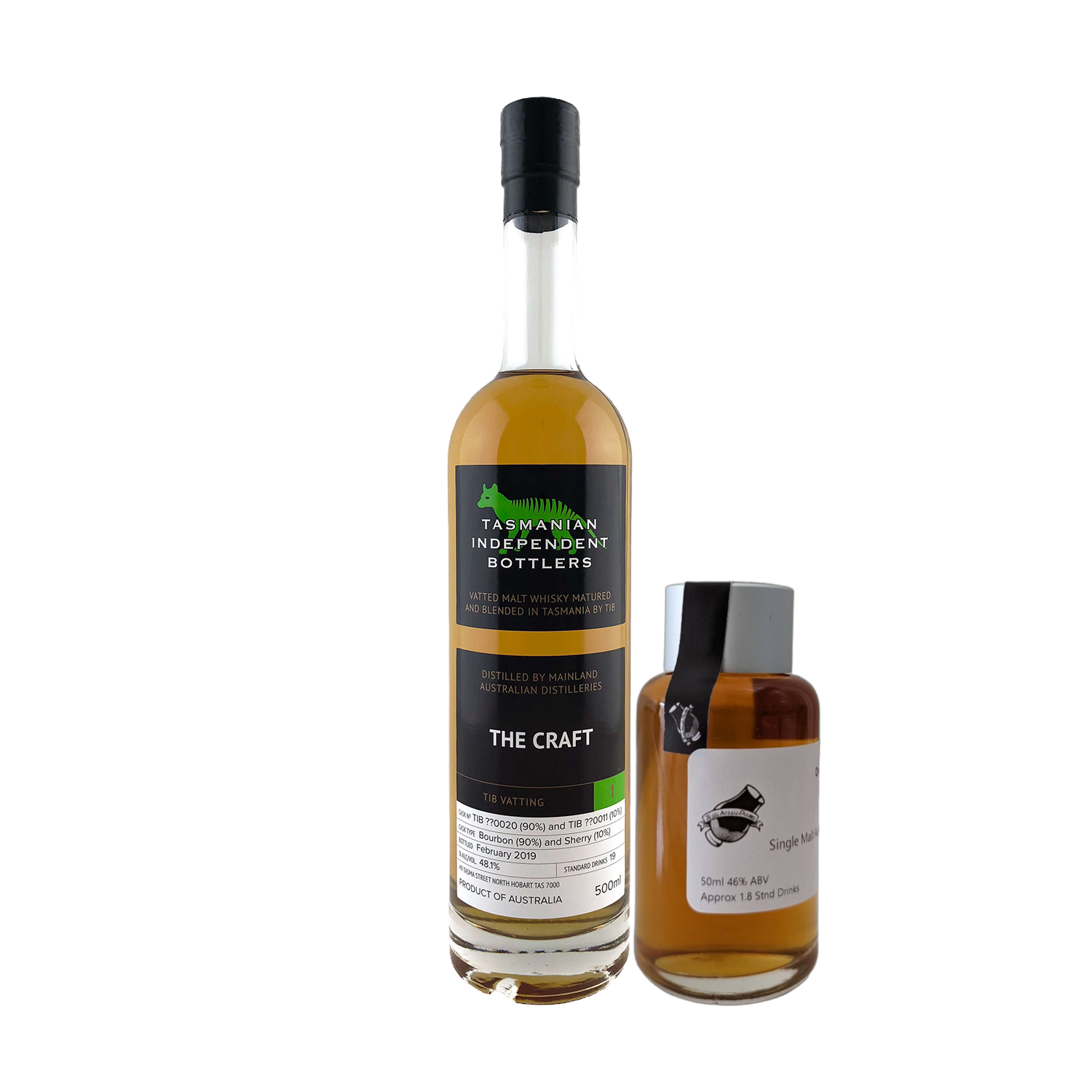 Tasmanian Independent Bottlers 'The Craft #1' Various Size Samples