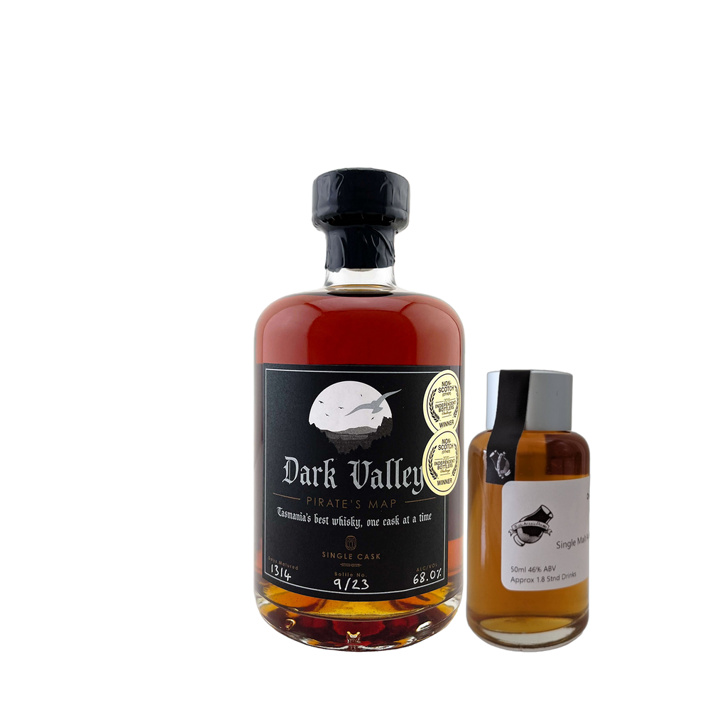 Dark Valley Distilling 'Pirate's Map' Various Size Samples