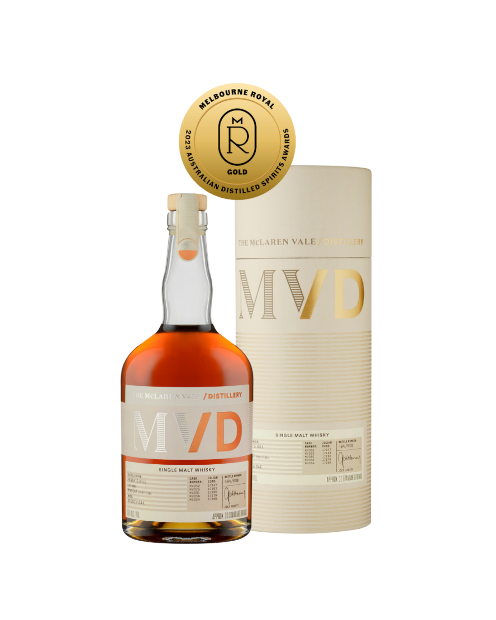 McLaren Vale Distillery 'Penny's Hill Muscat Finish' Various Size Samples