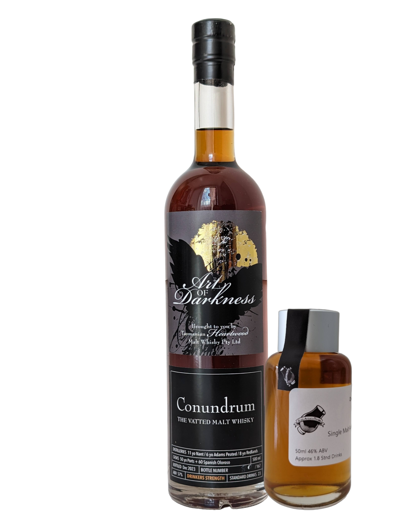 Heartwood Whisky 'Art of Darkness - Conundrum' Various Size Samples