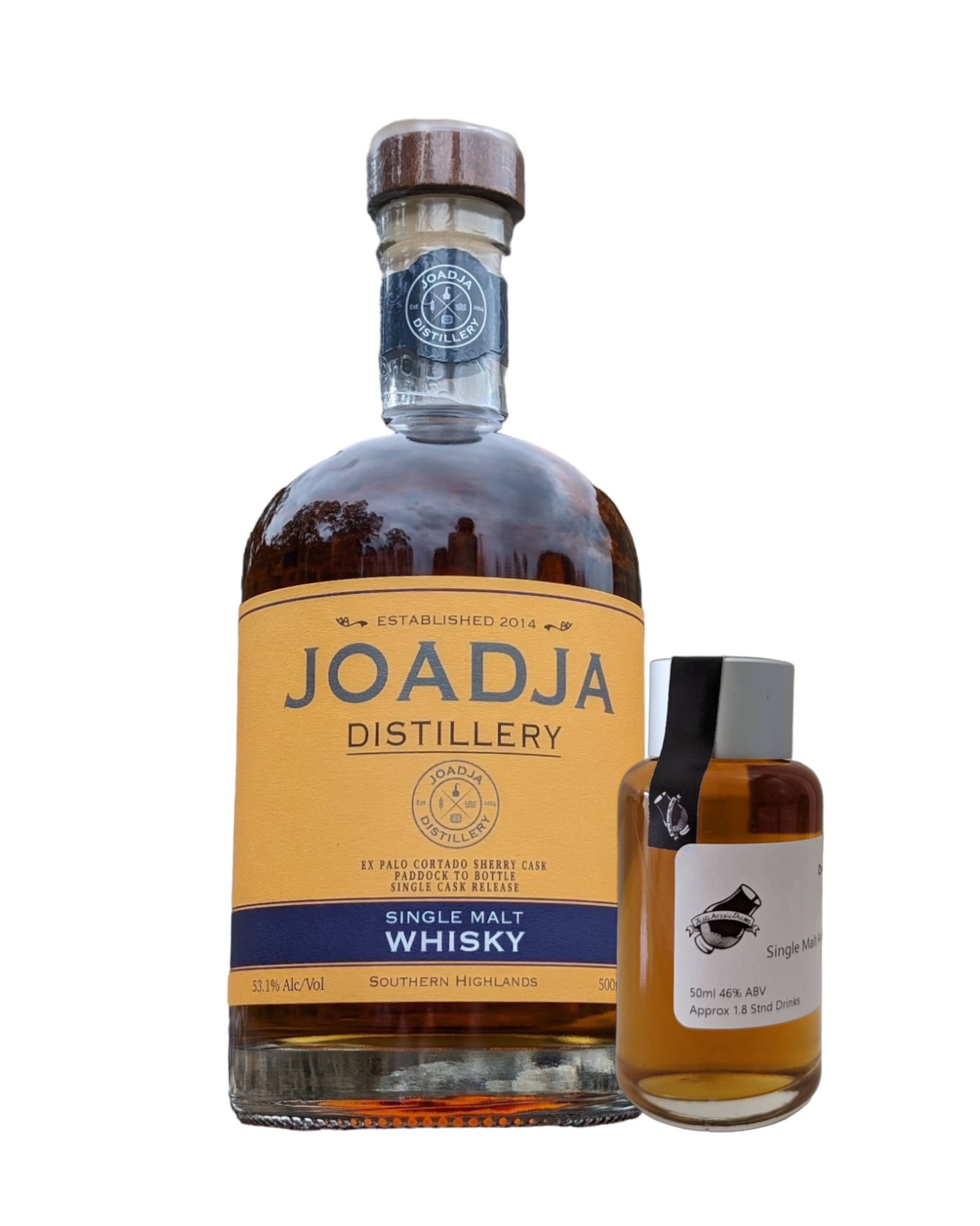 Joadja Distillery 'Ex Palo Cortado Sherry Batch No.18' Various Size Samples