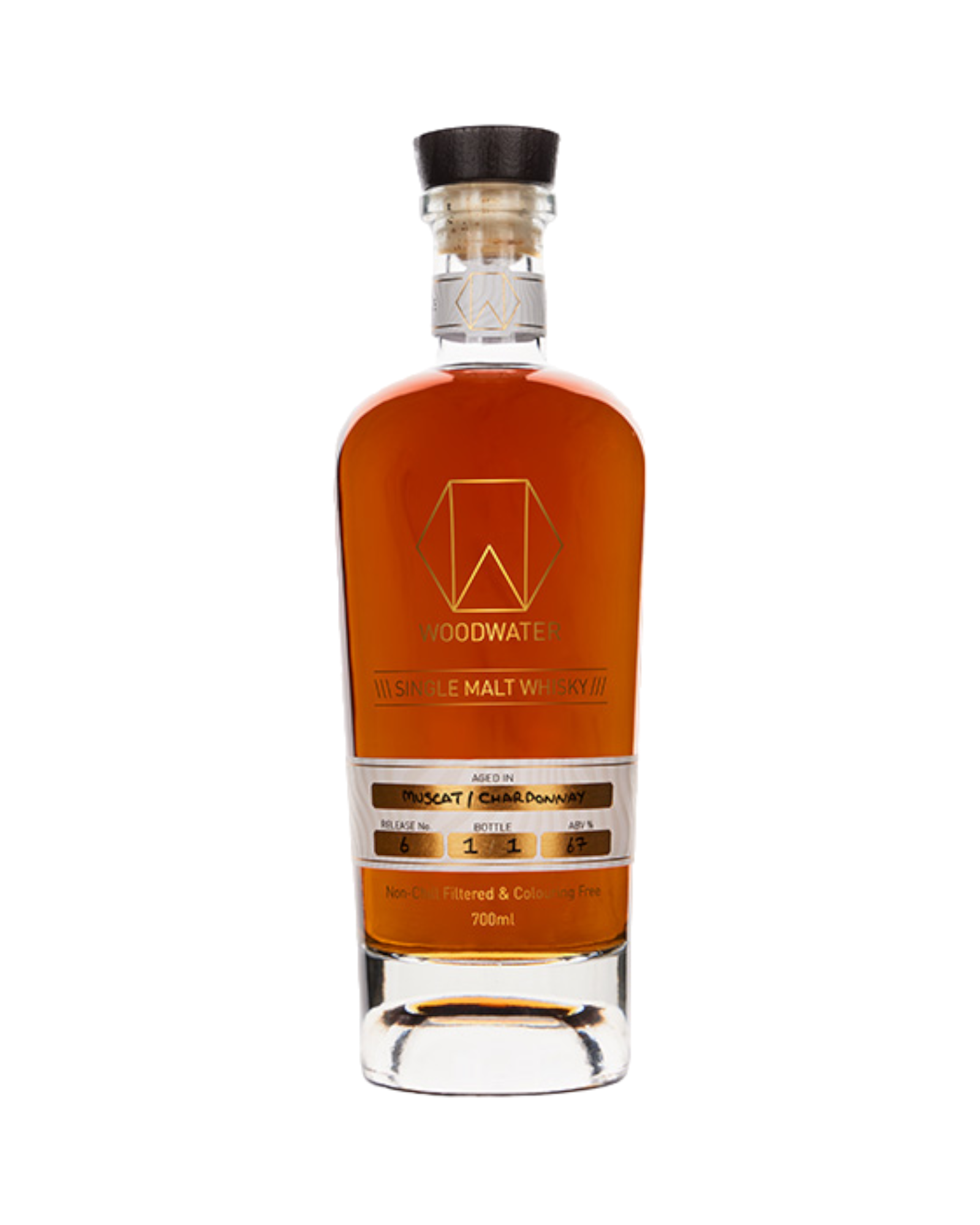 Woodwater Whisky 'Release #6 Muscat/Chardonnay Cask' Various Size Samples