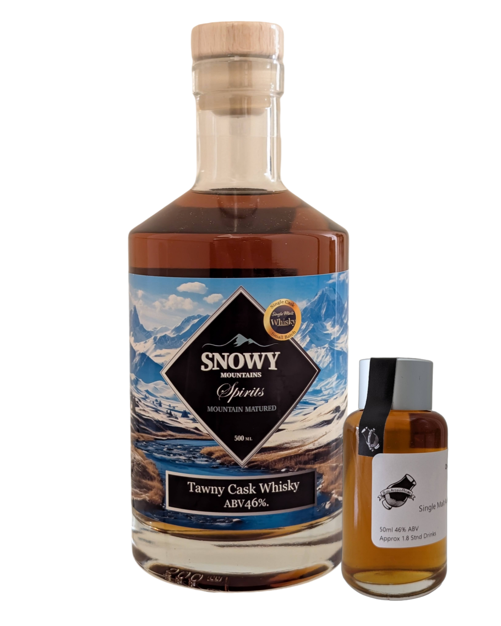 Snowy Mountains Spirits 'Tawny Cask' Various Size Samples