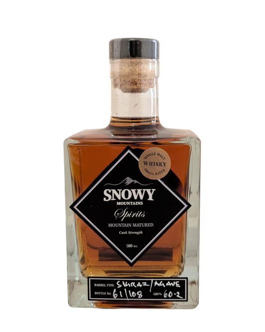 Snowy Mountains Spirits 'Shiraz/Agave Cask' Various Size Samples