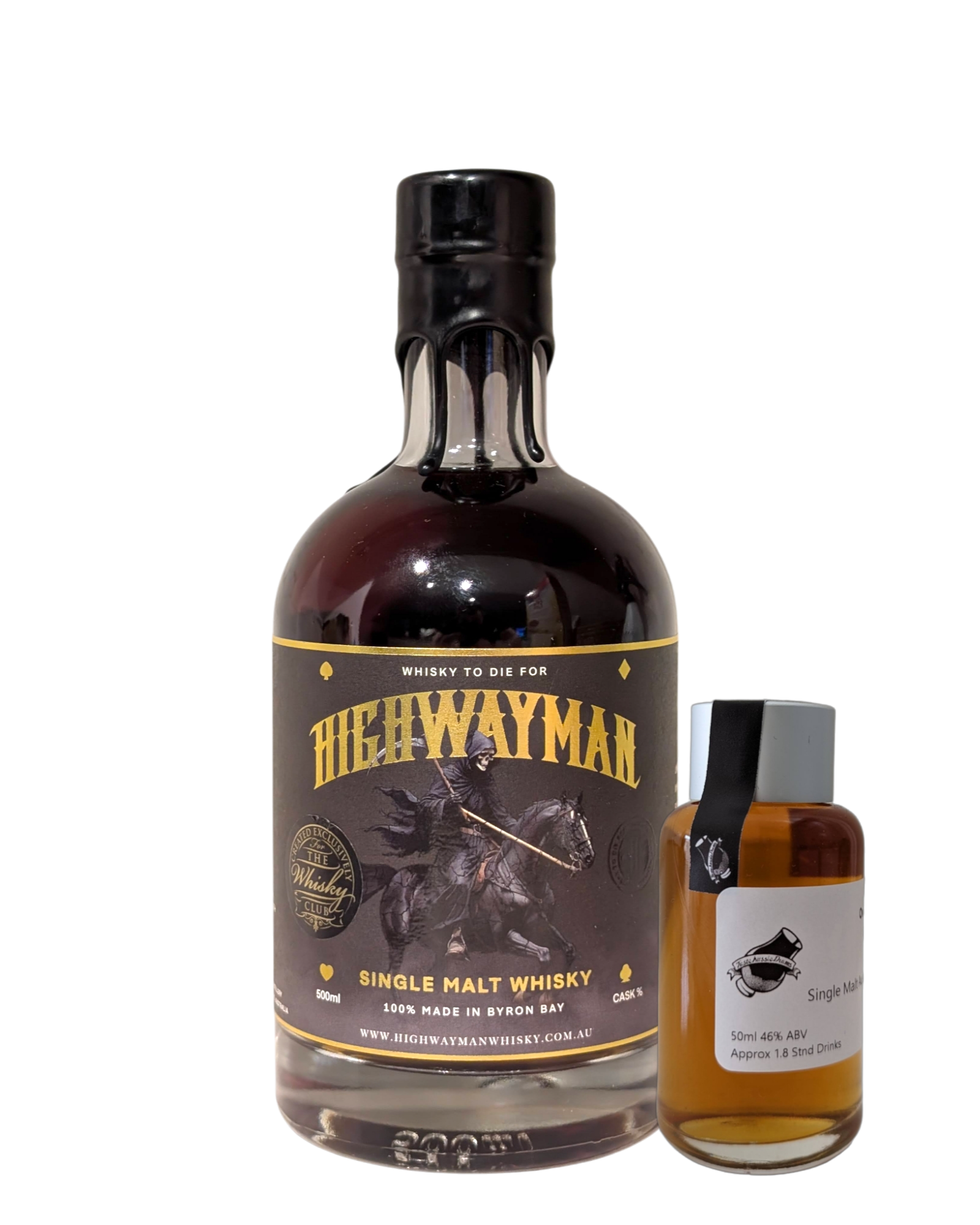 Highwayman Whisky 'Black is Back Muscat Cask' Various Size Samples