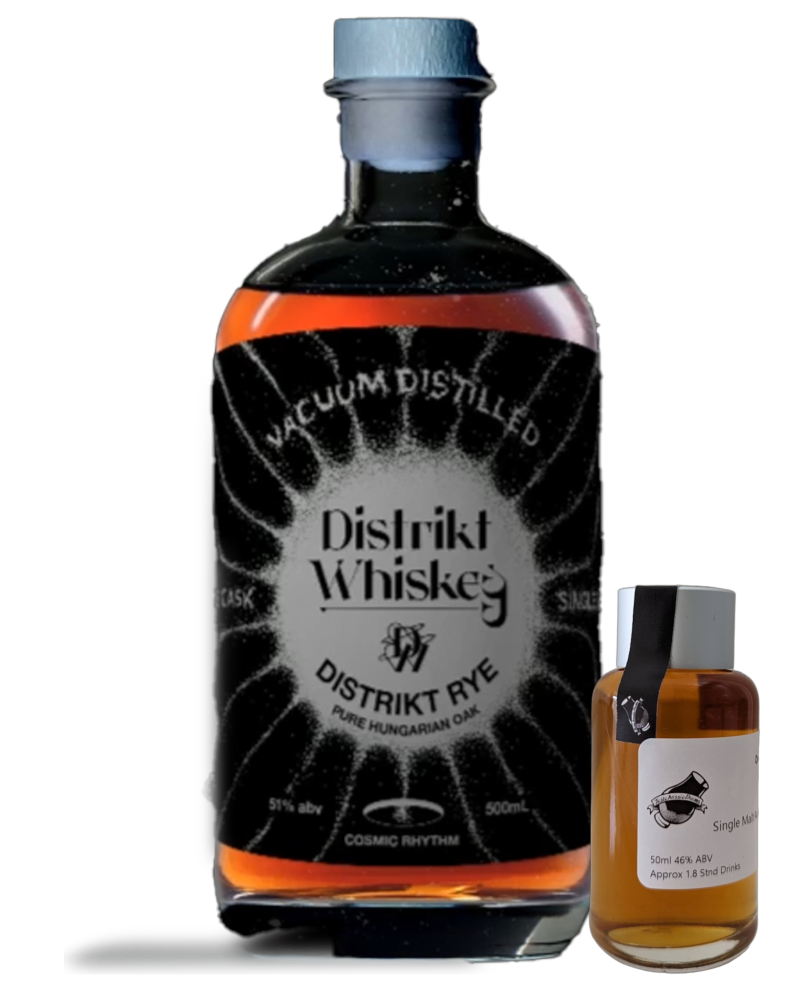Distrikt Whiskey 'Cask Strength Rye' Various Size Samples