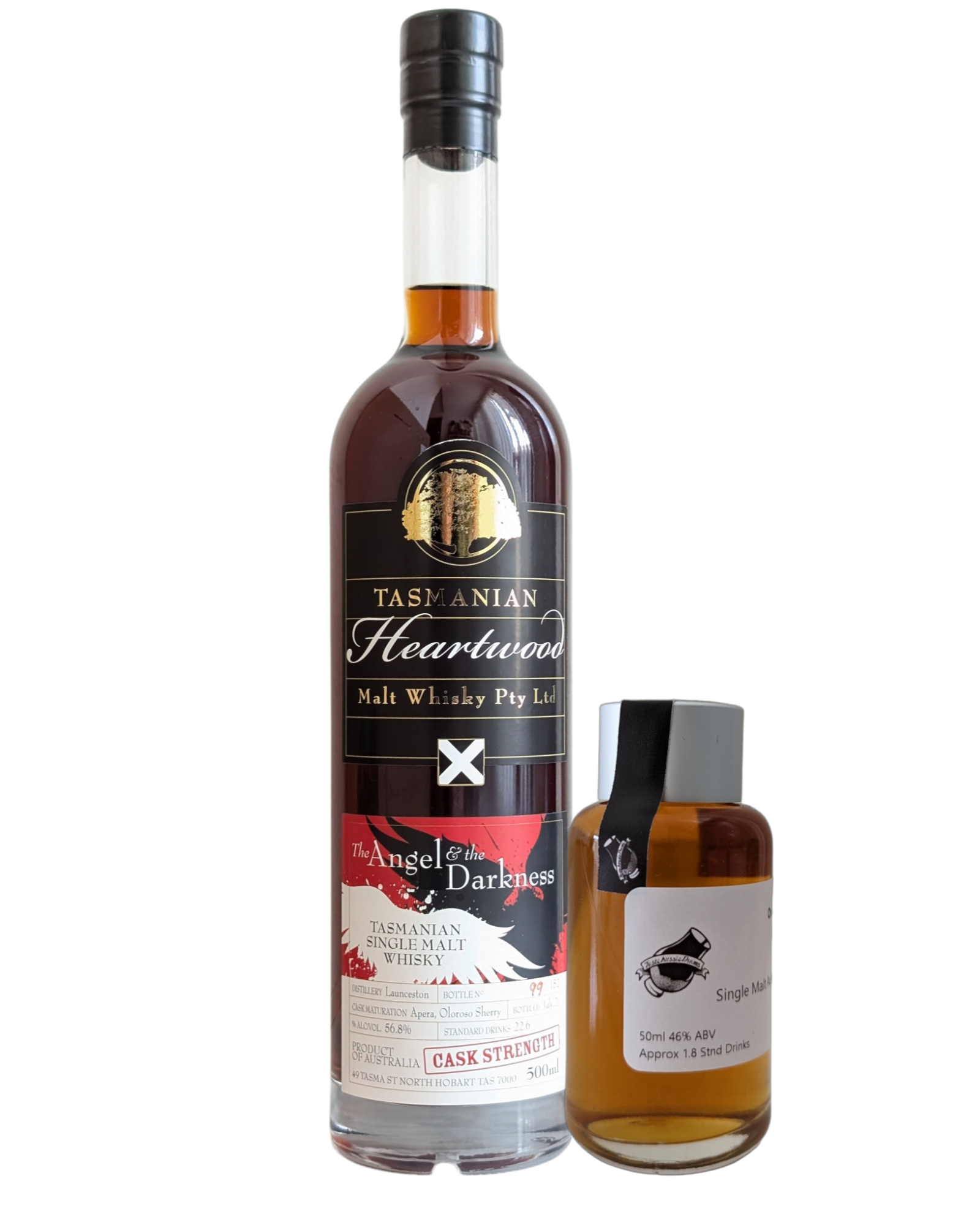 Heartwood Whisky 'Angel & the Darkness' Various Size Samples