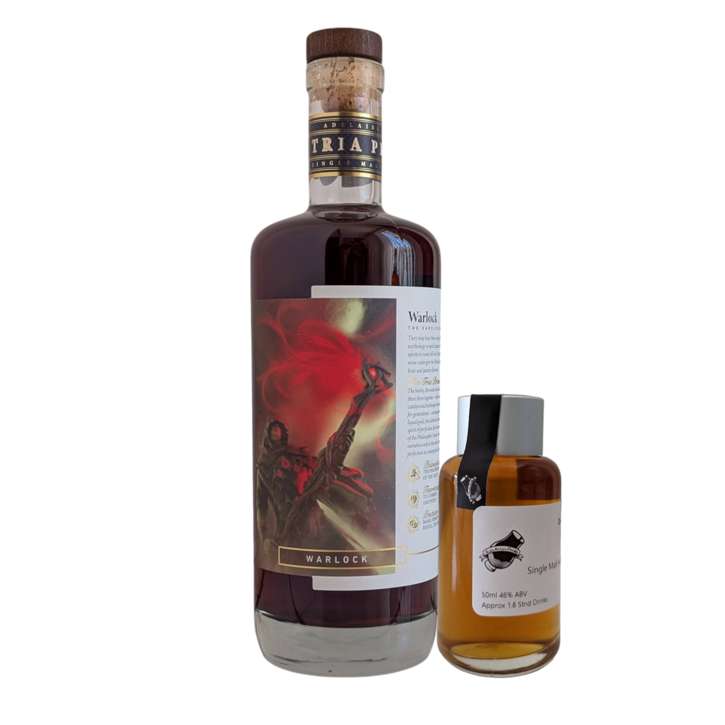 Tria Prima Distillery 'Warlock Batch #1' Various Size Samples