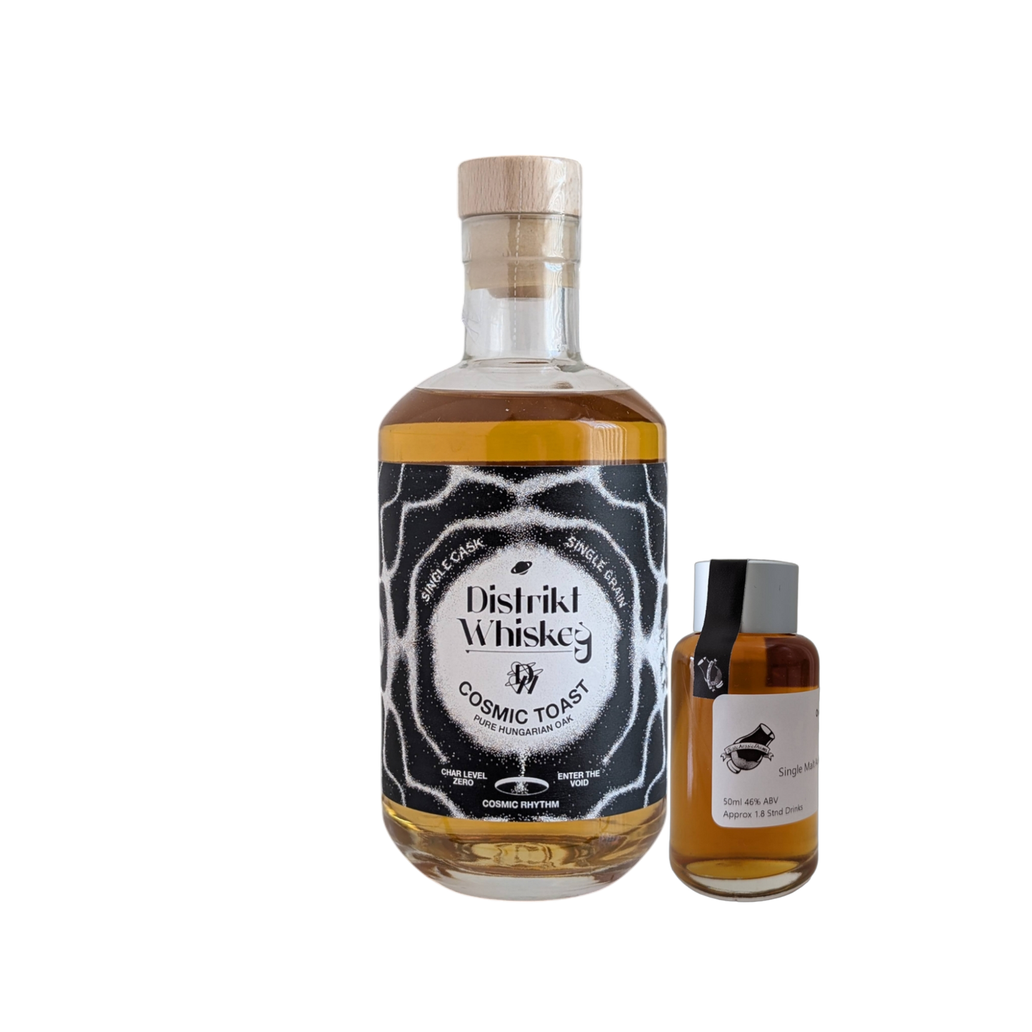 Distrikt Whiskey 'Cosmic Toast Stout Cask Rye' Various Size Samples