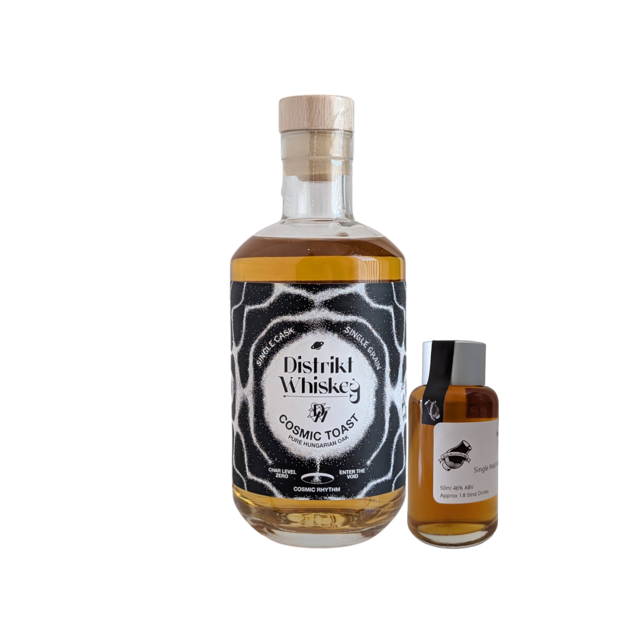 Distrikt Whiskey 'Cosmic Toast Stout Cask Rye' Various Size Samples