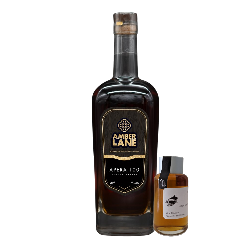 Amber Lane Distillery 'Apera 100 Single Barrel' Various Size Samples