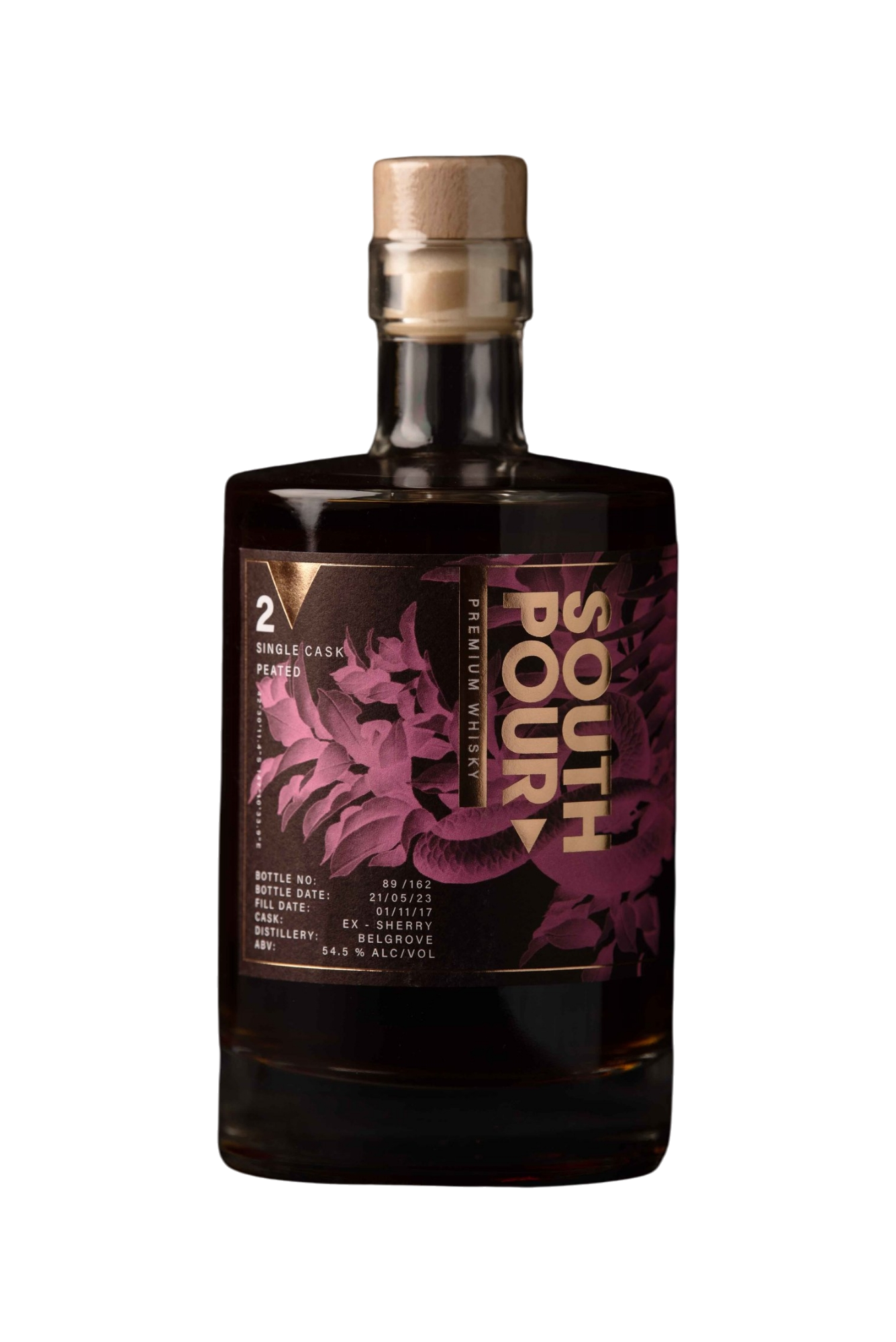 Southpour Whisky 'Cask #2 Belgrove Ex Sherry' Various Size Samples