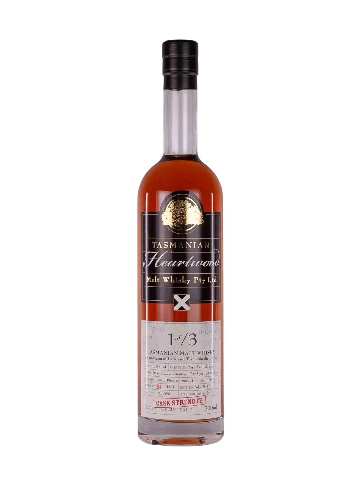 Heartwood Whisky '1 Of /3 LD644' Various Size Samples