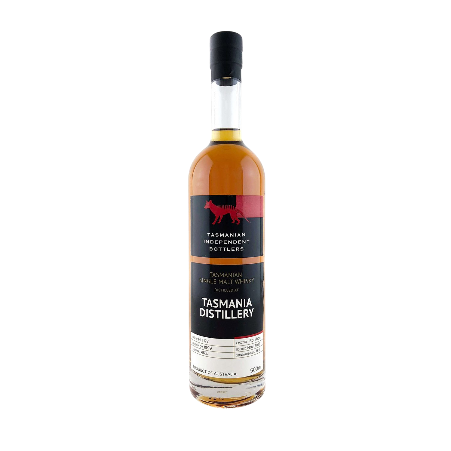 Tasmanian Independent Bottlers 'HH177 Tasmania Distillery Bourbon Cask' Various Size Samples