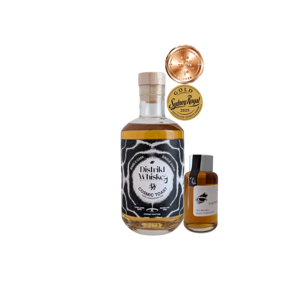 Distrikt Whiskey 'Cosmic Toast Stout Cask Rye' Various Size Samples