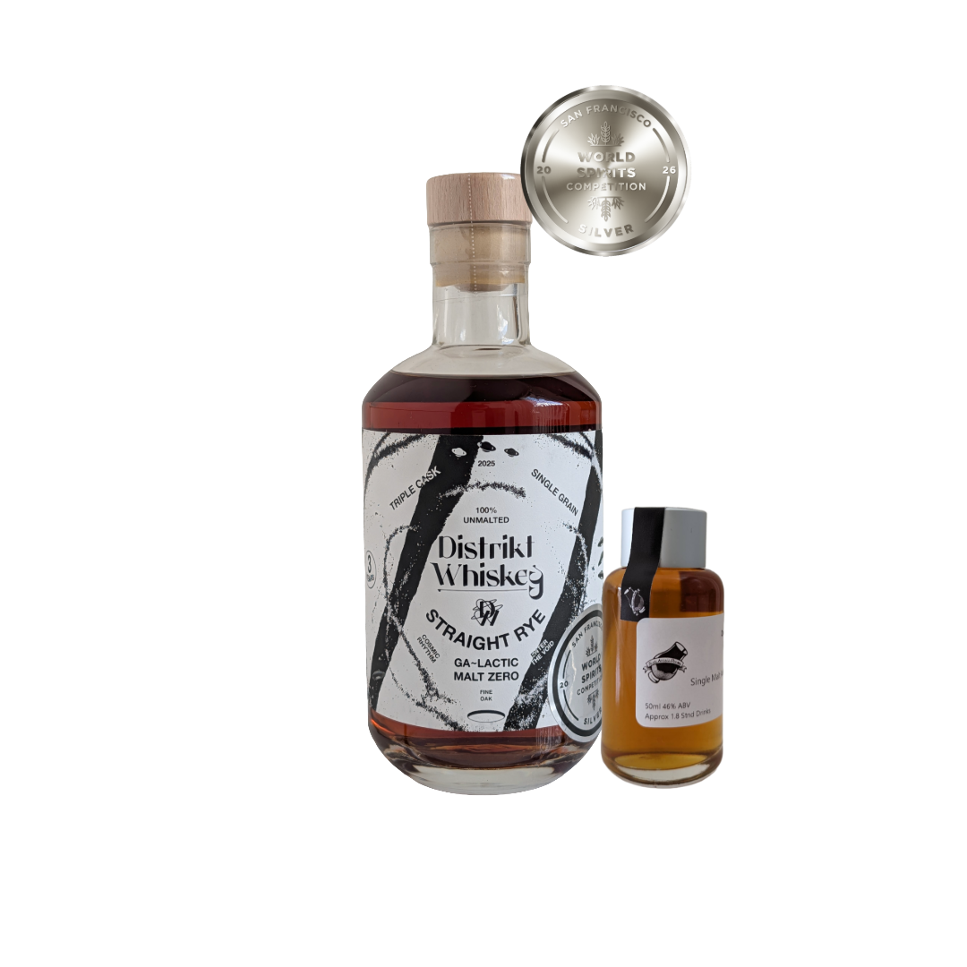 Distrikt Whiskey 'Ga-Lactic Malt Zero Straight Rye Triple Cask' Various Size Samples