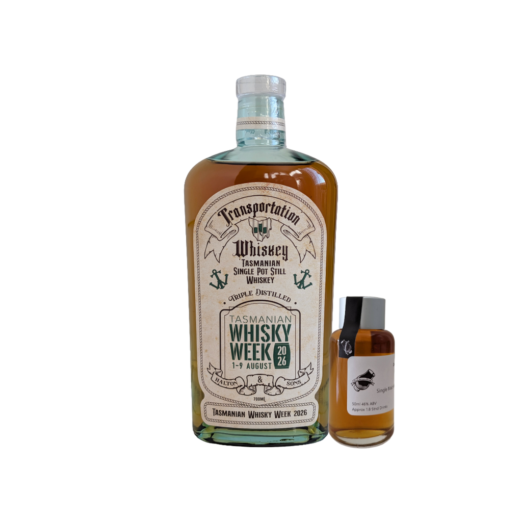 Transportation Whiskey 'Tasmanian Whisky Week '26 Limited' Various Size Samples