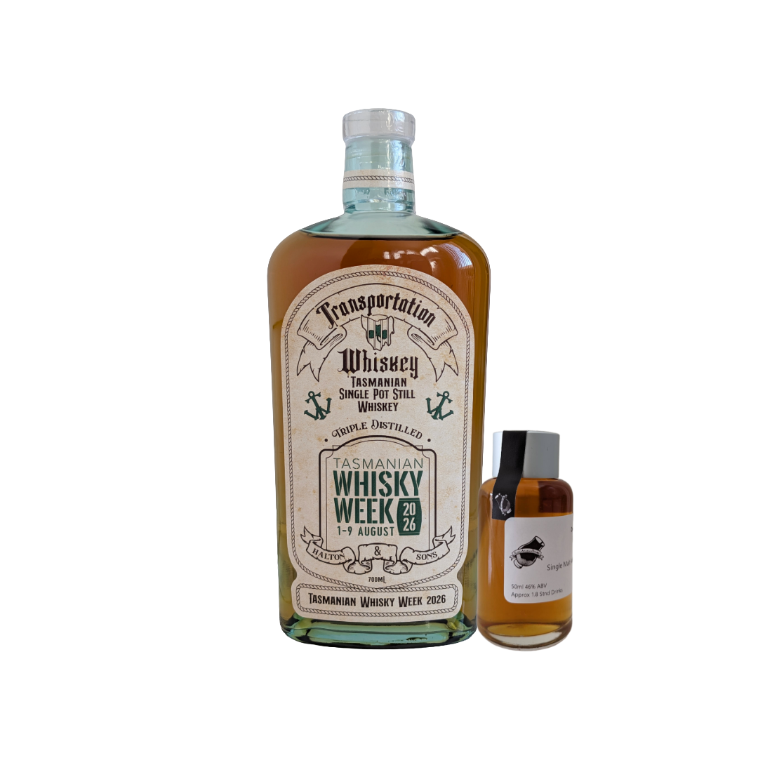Transportation Whiskey 'Tasmanian Whisky Week '26 Limited' Various Size Samples