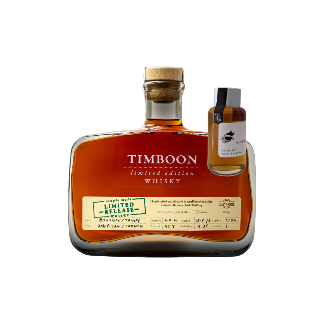 Timboon Railway Shed Distillery '12YO Limited Release' Various Size Samples