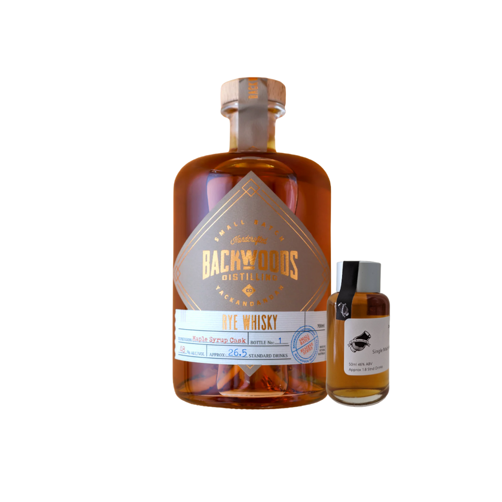 Backwoods Distilling Co. 'Special Reserve Rye Maple Syrup Cask' Various Size Samples