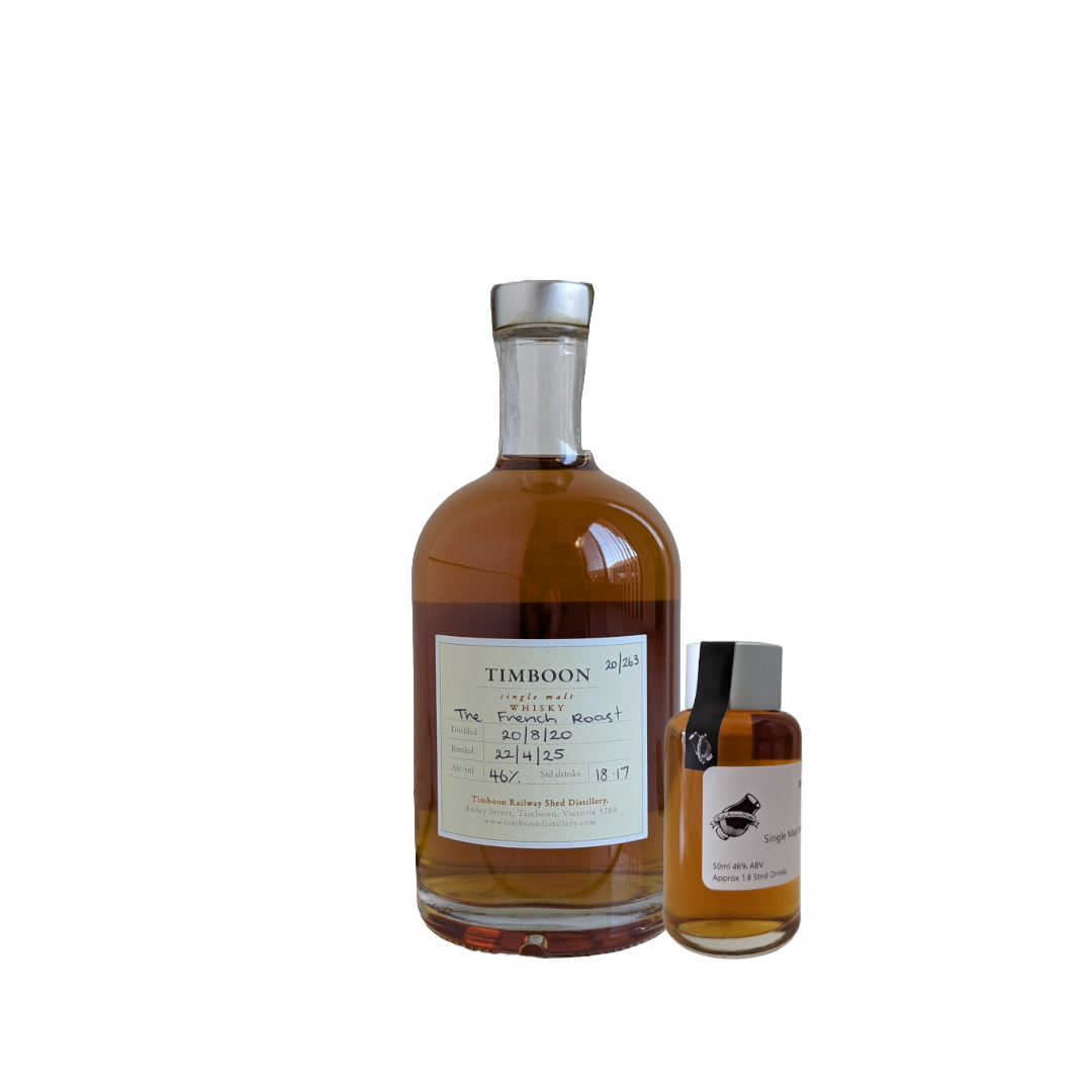 Timboon Railway Shed Distillery 'The French Roast' Various Size Samples