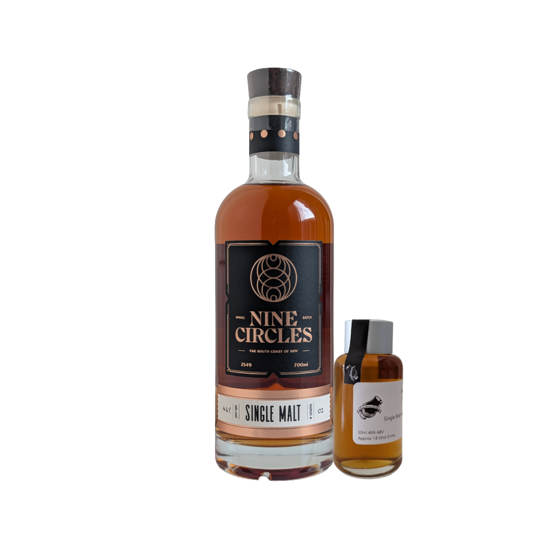 Nine Circles Distillery 'Single Malt Batch #2' Various Size Samples