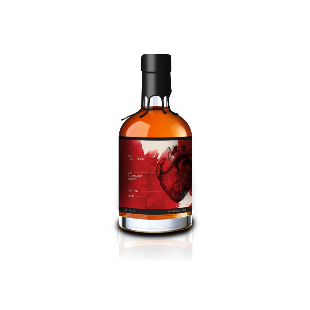 Highwayman Whisky x Kinglake Distillery 'Valentines Release Til Death' Various Size Samples