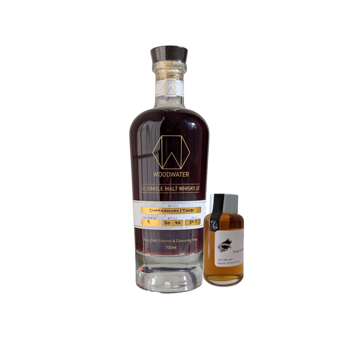 Woodwater Distillery 'Release #9 Chardonnay/Tokay Cask' Various Size Samples