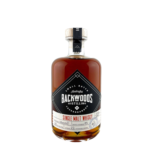 Backwoods Distilling Co. 'Single Malt Batch #3 Muscat Cask 55%' Various Size Samples