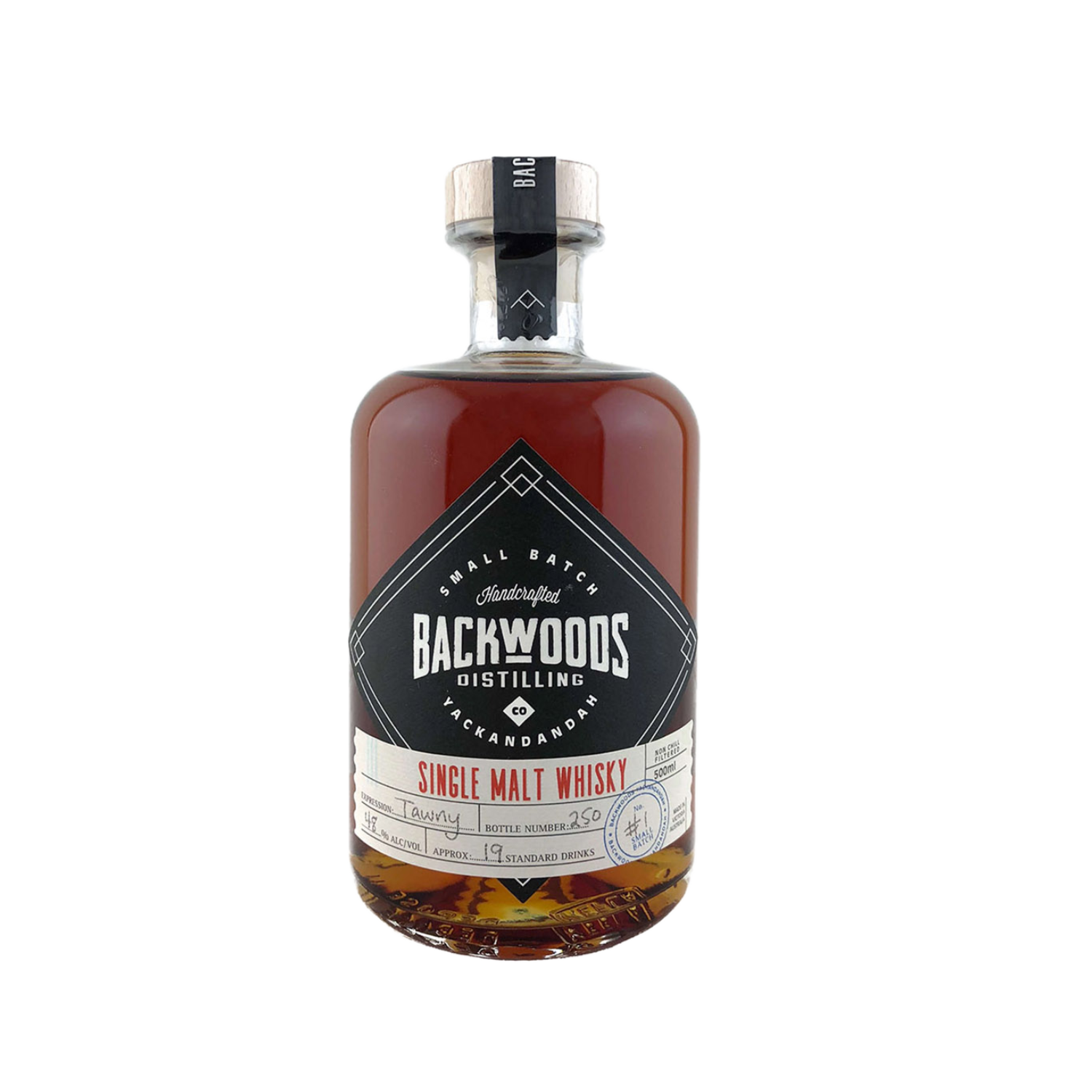 Backwoods Distilling Co. 'Single Malt Batch #1 Tawny Cask' Various Size Samples