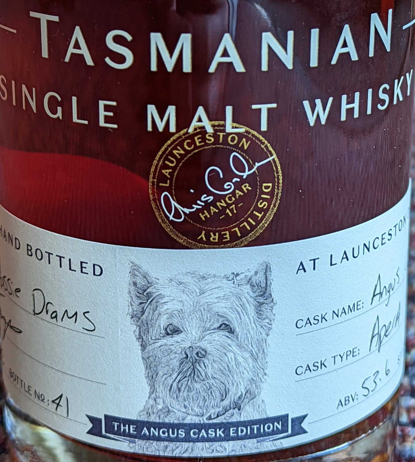 Launceston Distillery 'Angus Cask Distillery Exclusive 2' Sample